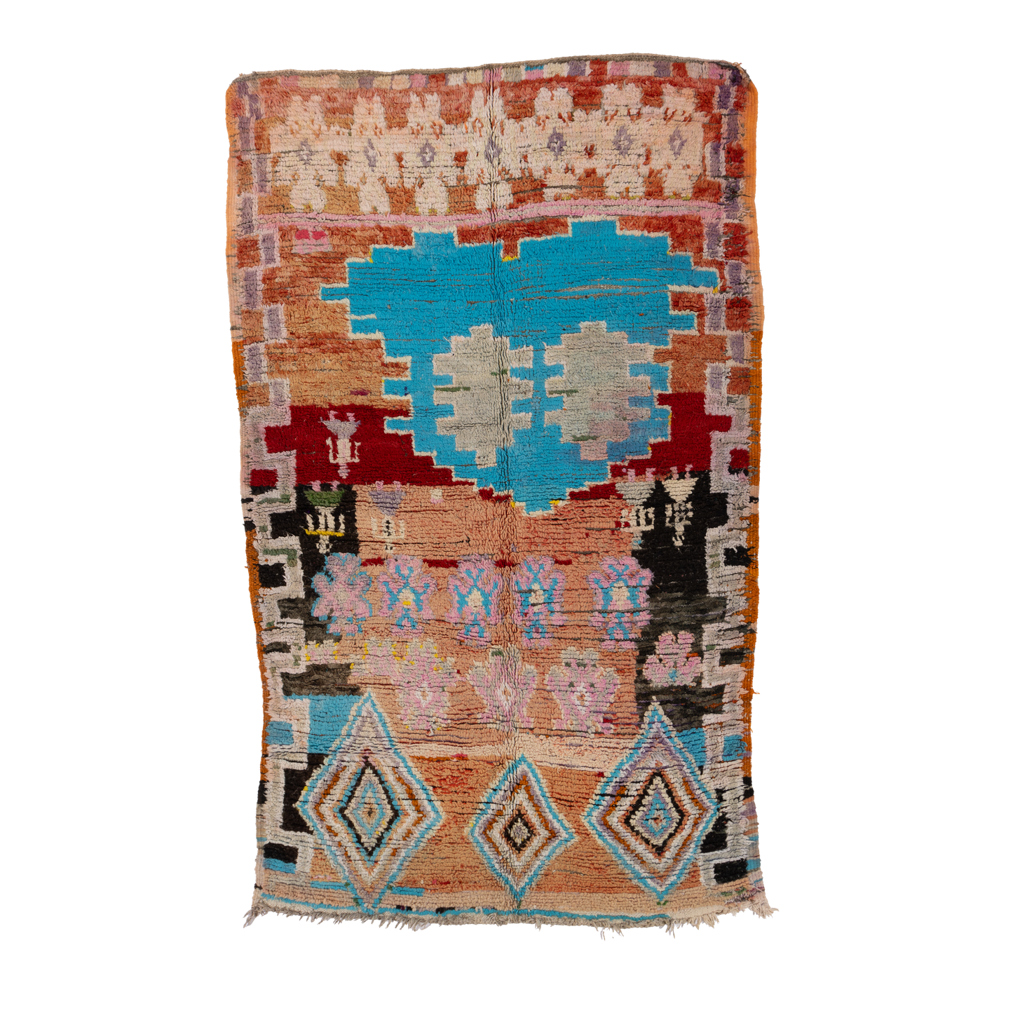 Multicolored Geometric Wool Boujad