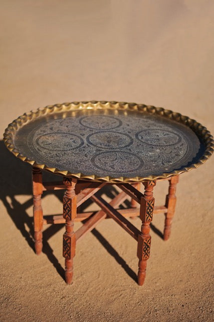 Moroccan Brass Tray