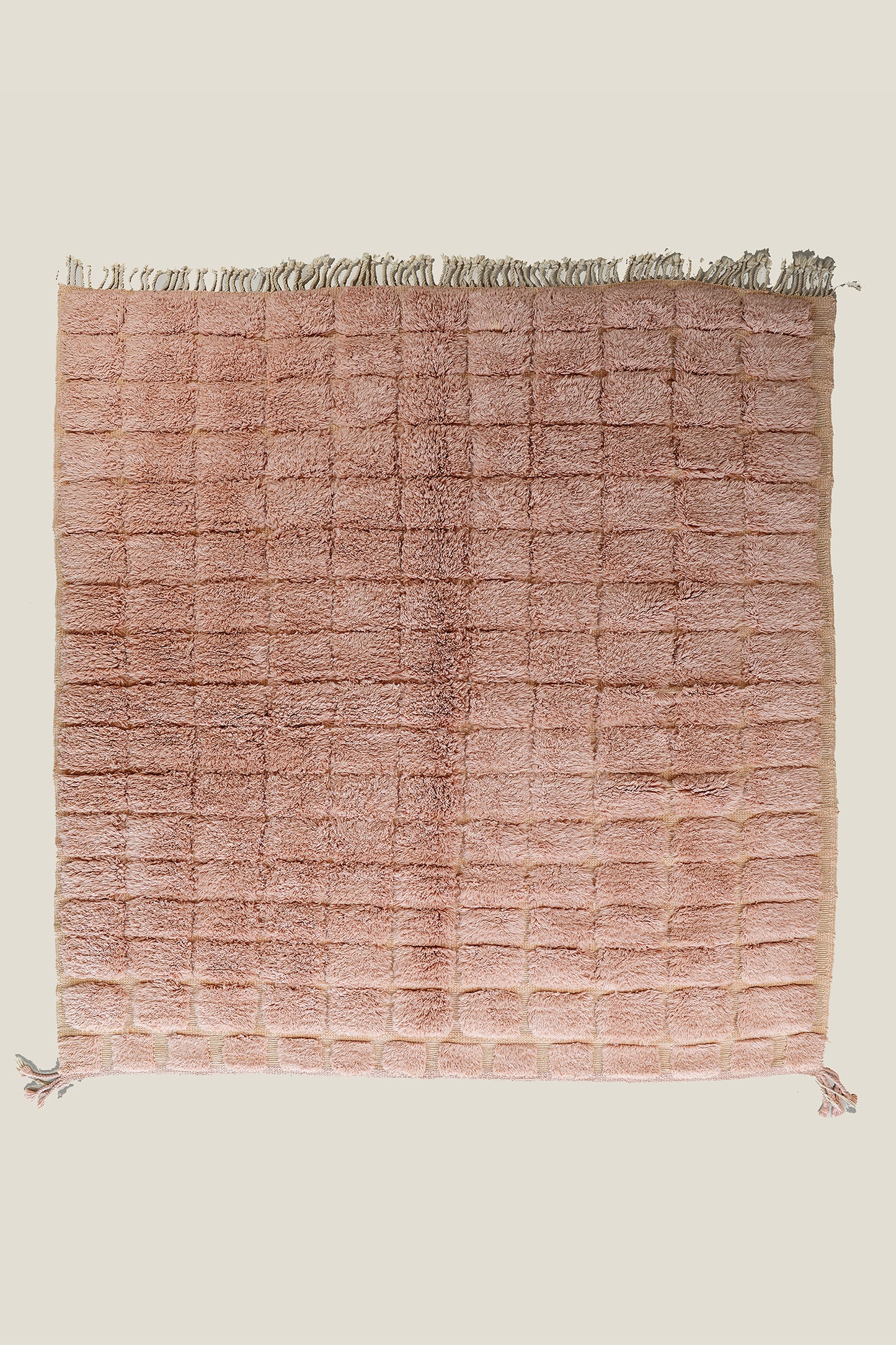 Apricot Pink shag rug