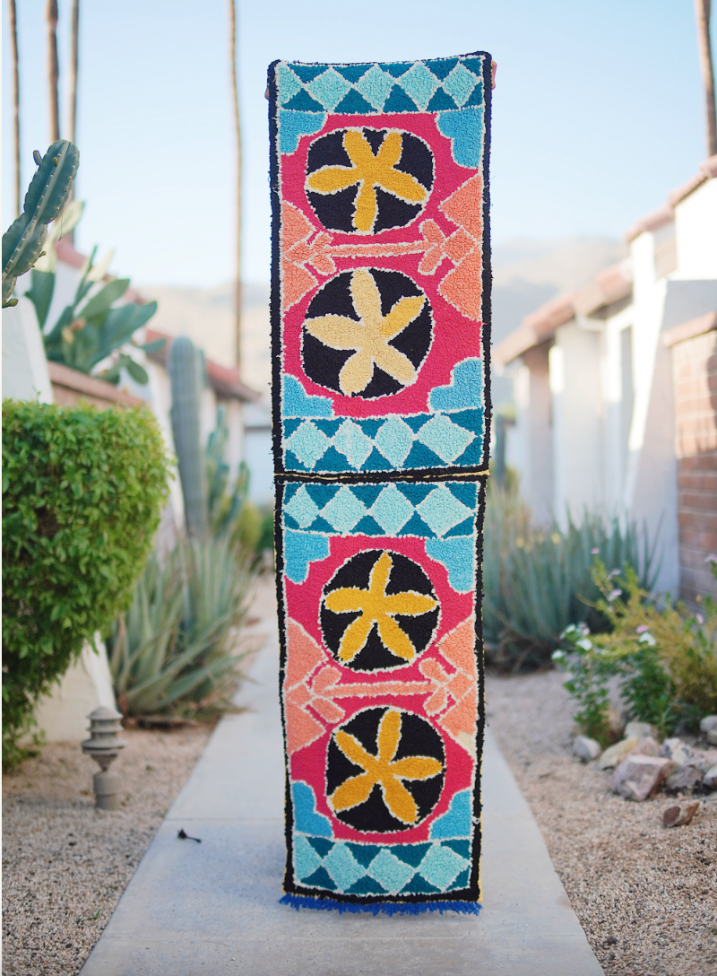 Multicolored One of a Kind Cotton Contemporary