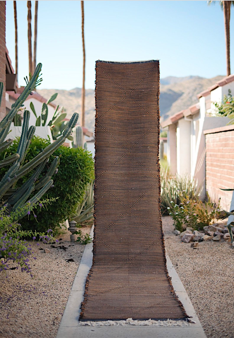 Large Wool Contemporary Runner