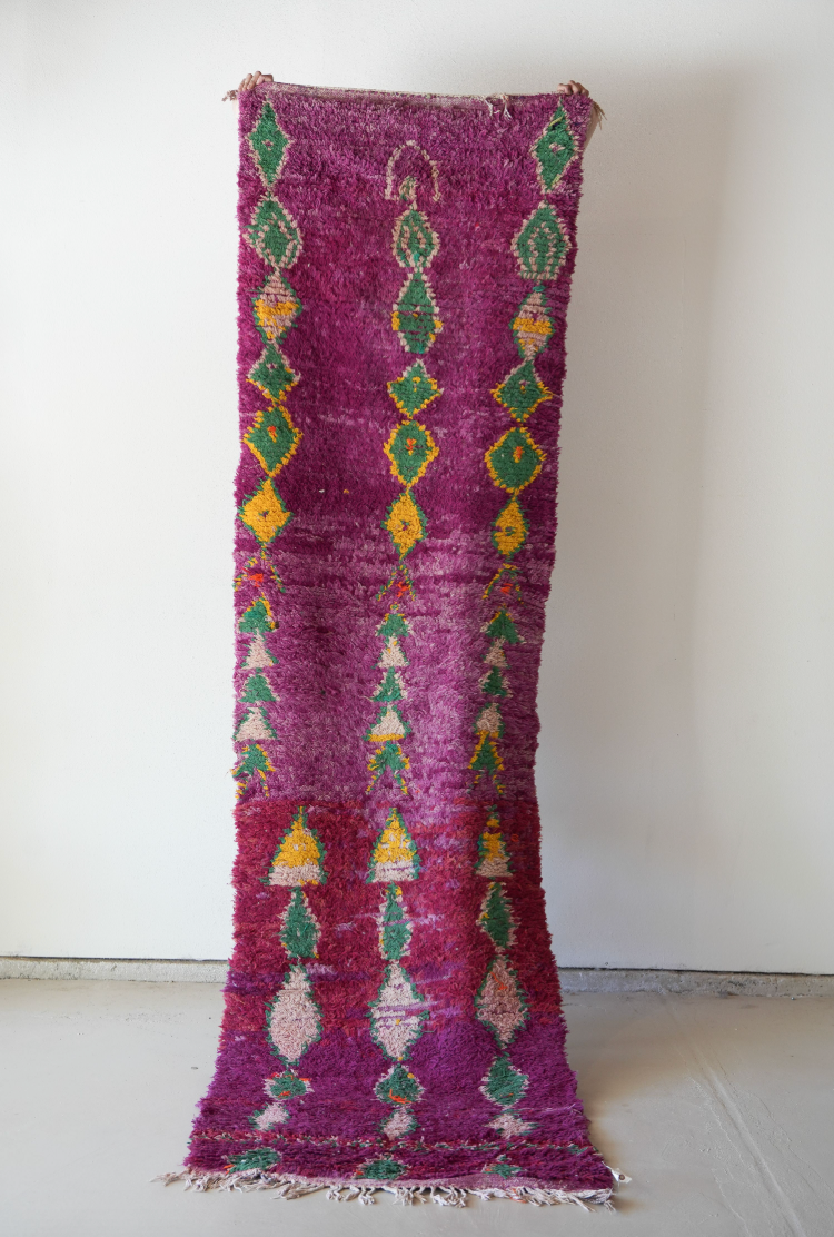 Purple Boucherouite Runner