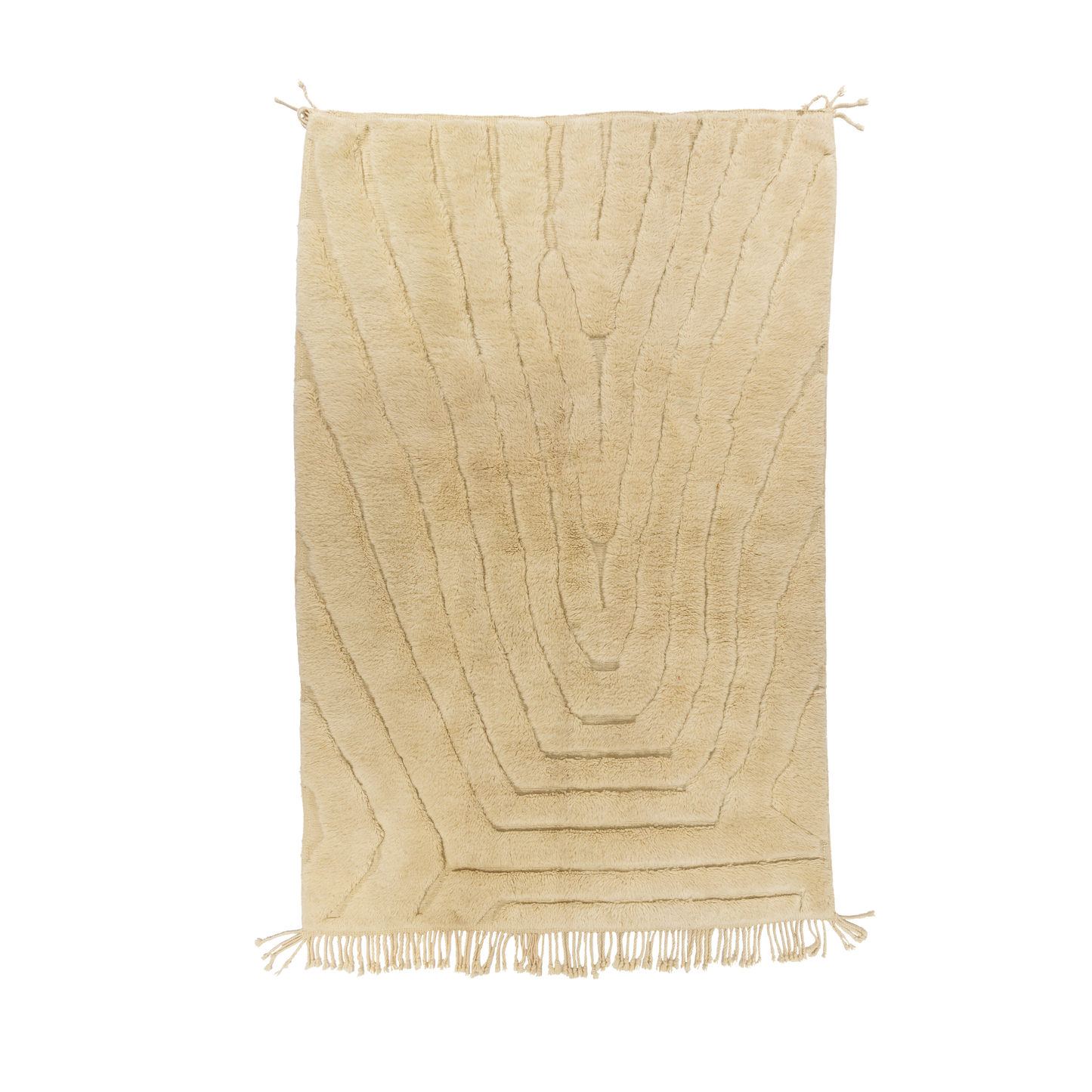 Aguelmous Large Cream Wool Rug
