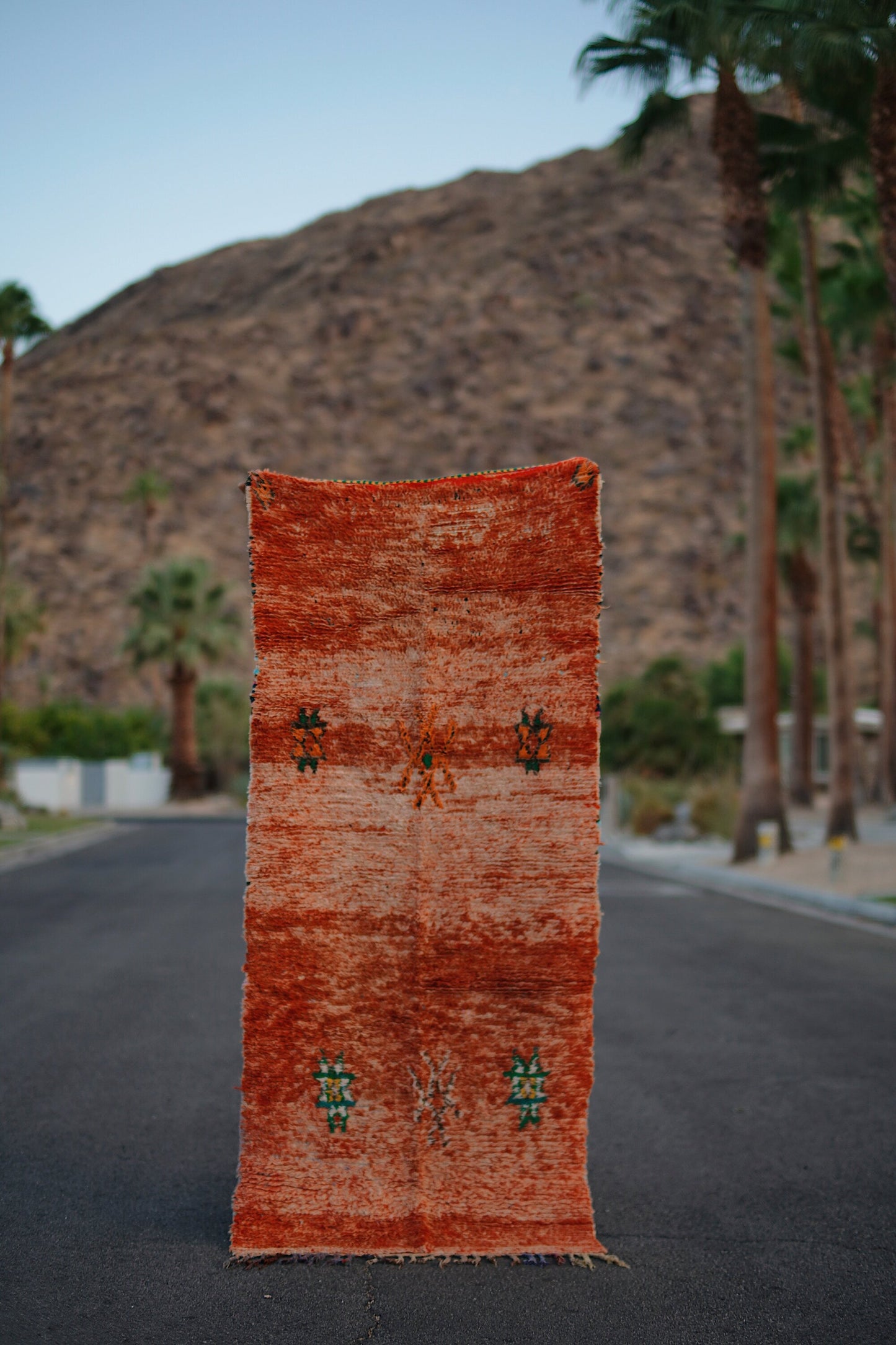 Vintage Orange Cotton Boujad