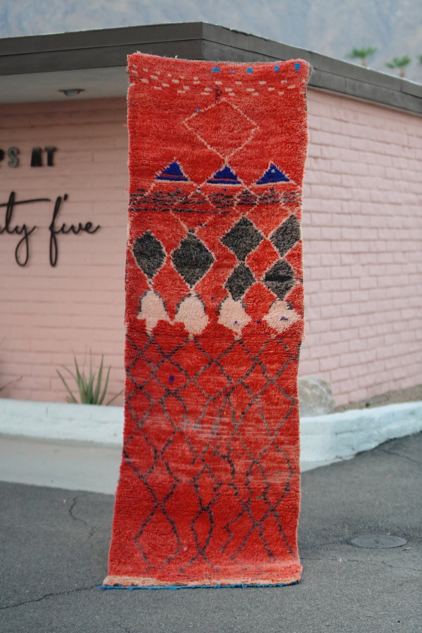 Vintage Red w/ Others Cotton + Wool Boujad