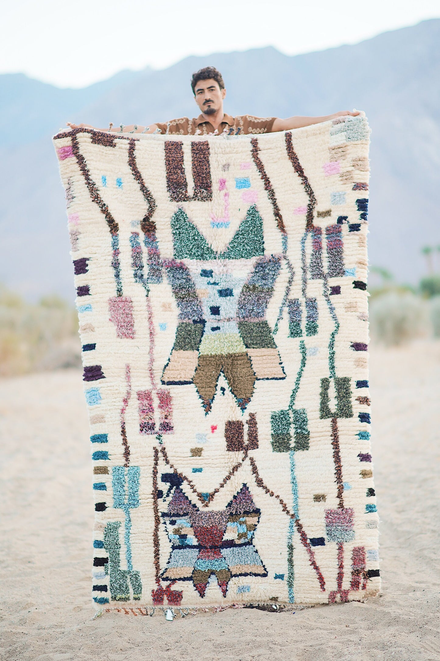 Vintage Tan w/ Others Cotton + Wool Ourika