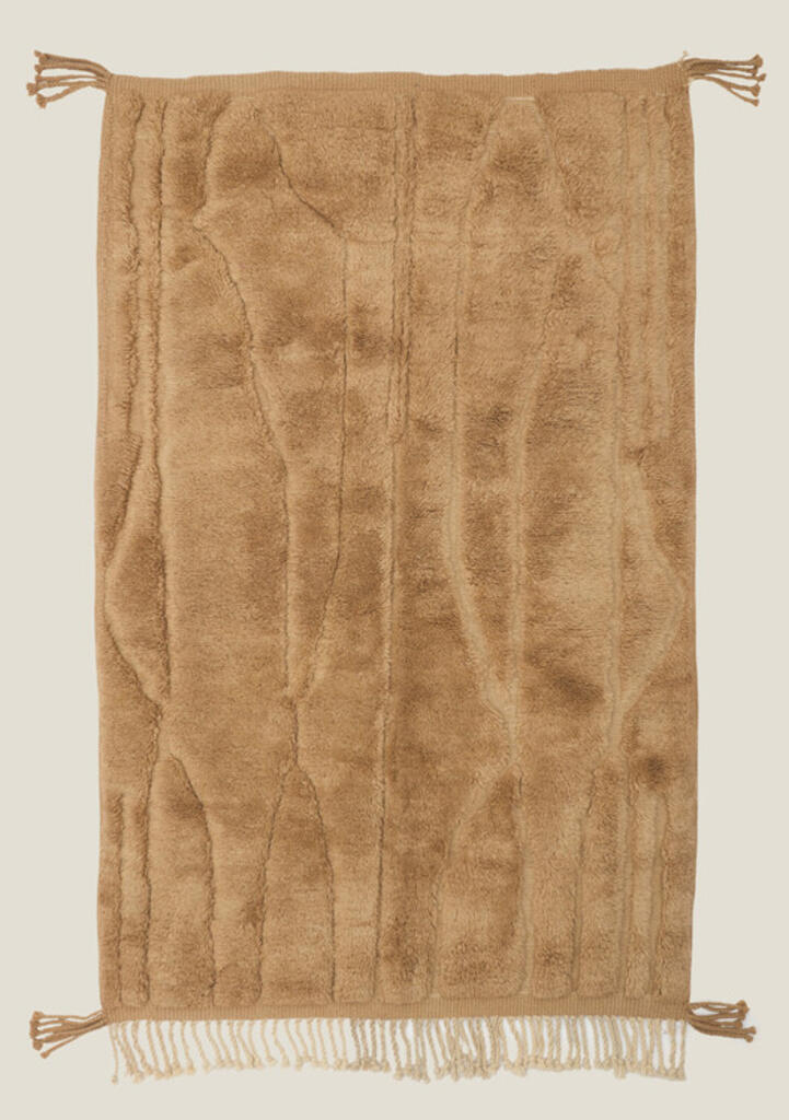 Vintage Brown Wool Beni M'rirt