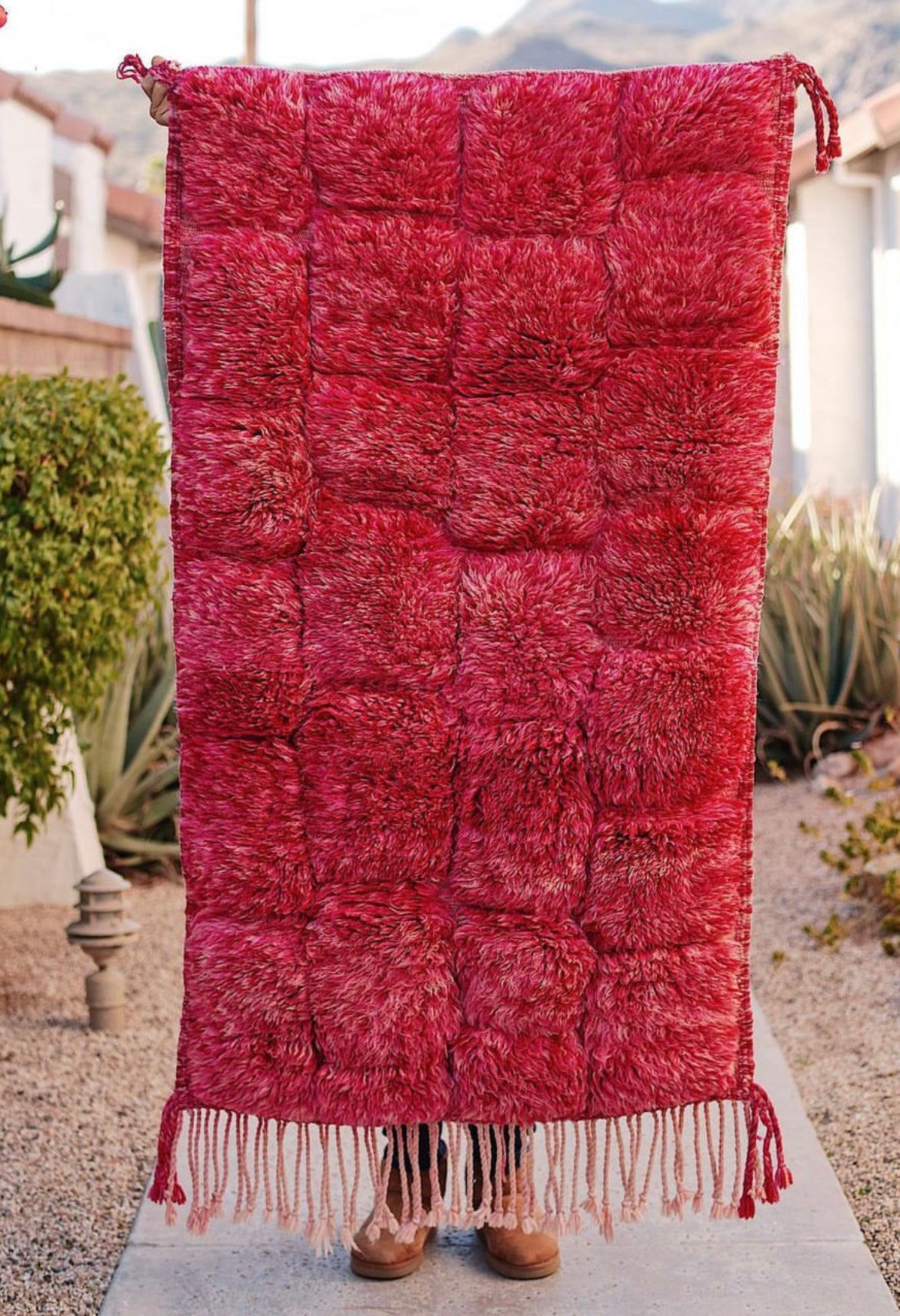 Fuchsia Wool Beni M'rirt