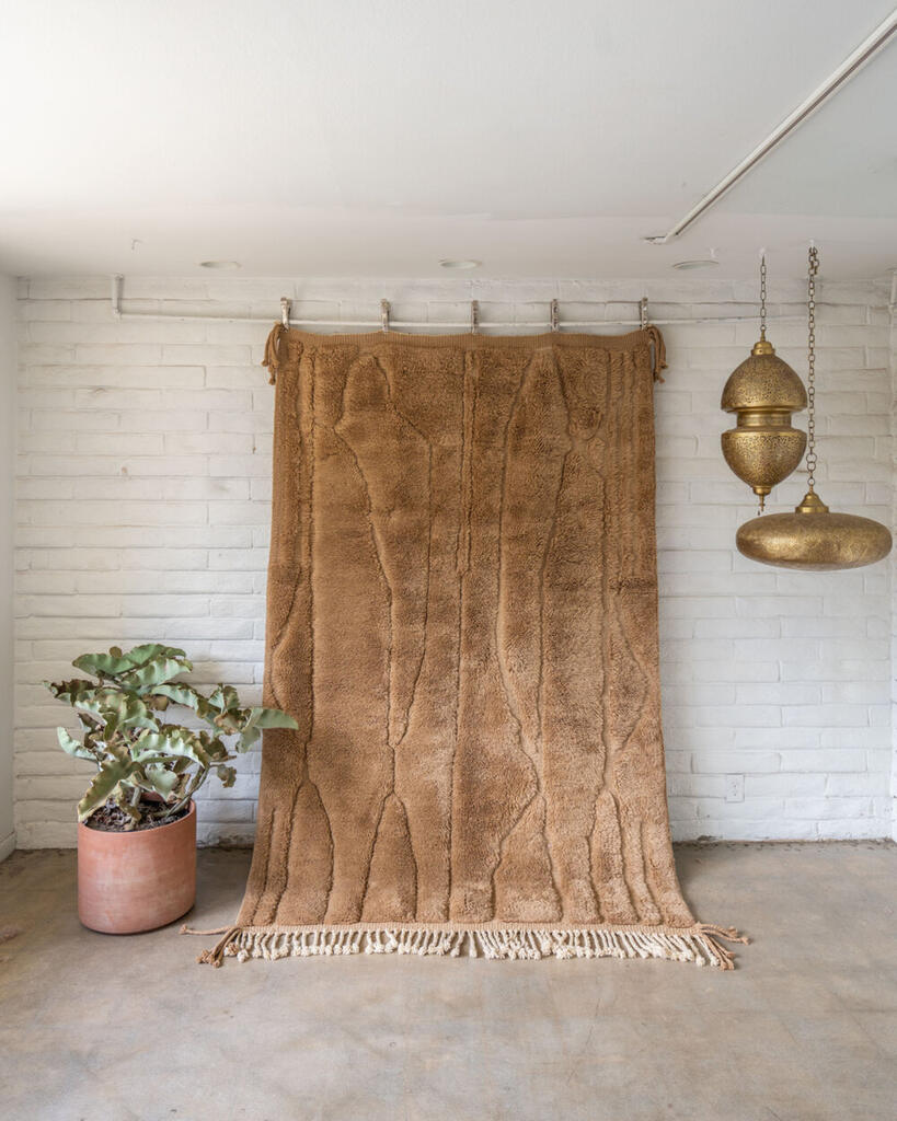 Vintage Brown Wool Boujad