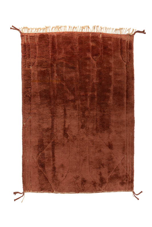 Large Red Wool Contemporary