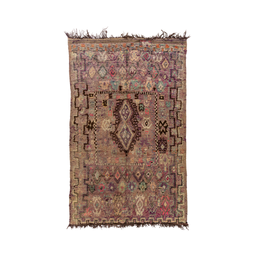 Multicolored Patterned Wool Boujad