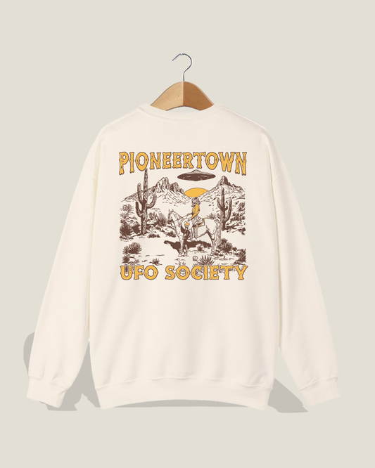 Pioneertown UFO Society Crew Neck Sweatshirt