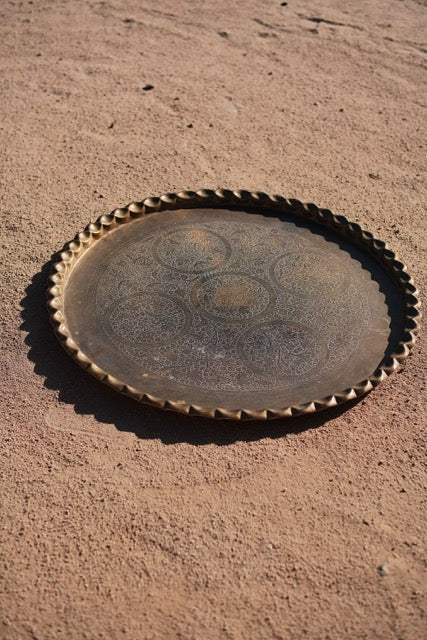 Moroccan Brass Tray