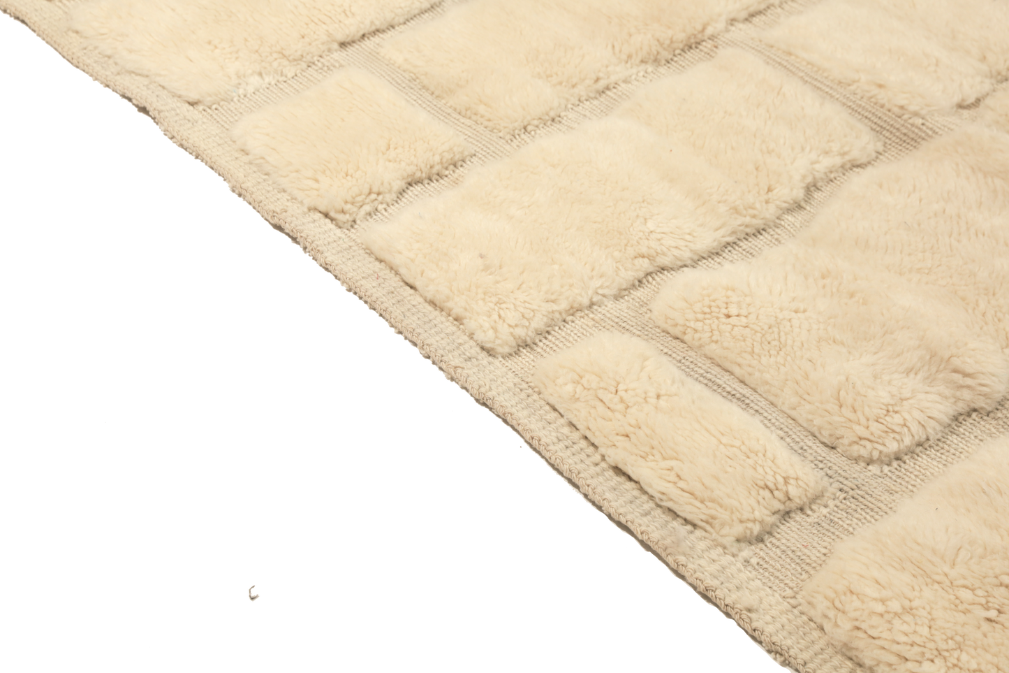 Dynamic Cream In House Moroccan Rug