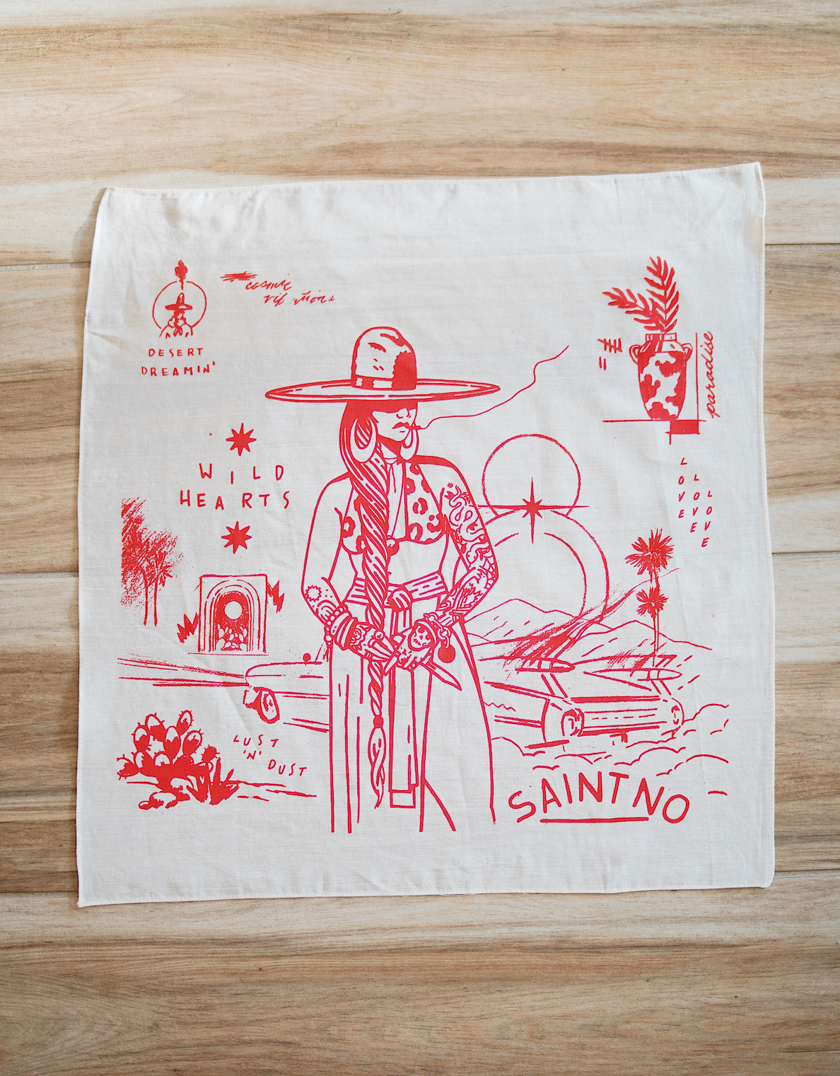 Wild Hearts Bandana - Saint No x Soukie Modern