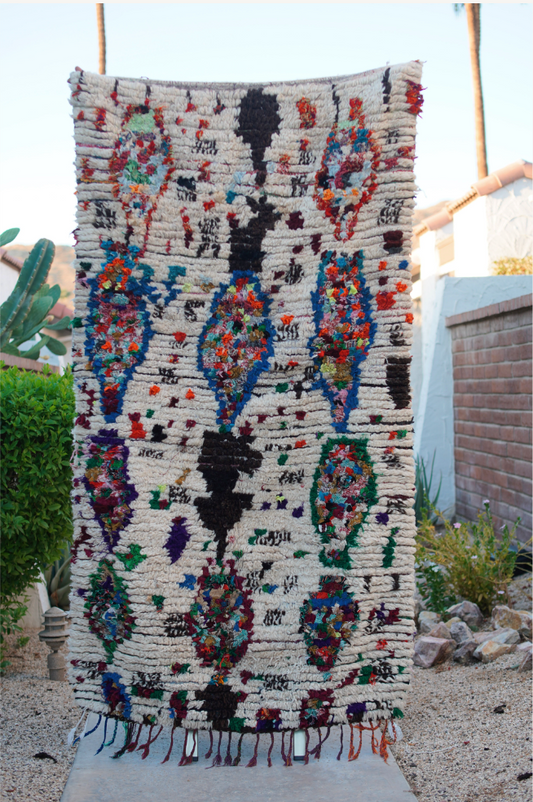 Multicolored Vintage Cotton + Wool Ourika