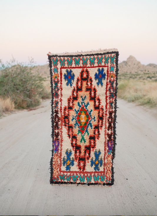 Orange and Cream Cotton + Wool Ourika