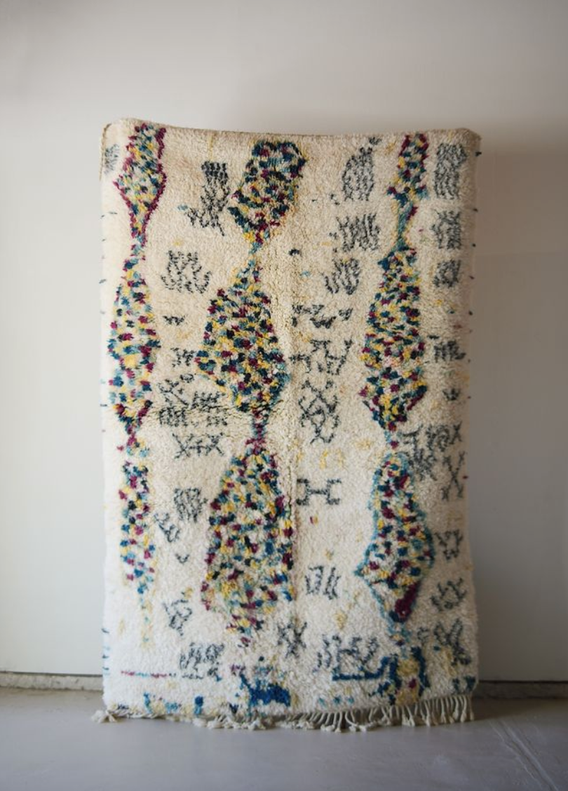 Scattered Graffiti Wool Woven Rug