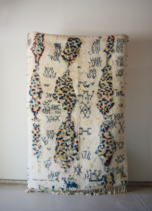 Scattered Graffiti Wool Woven Rug