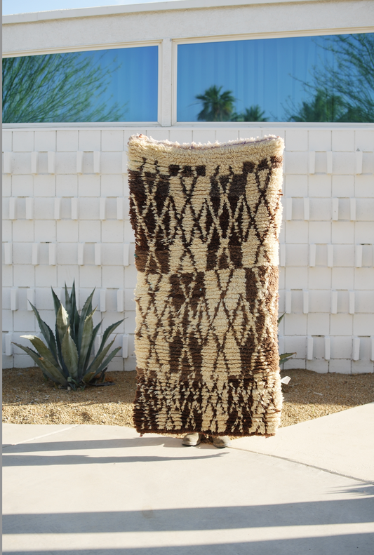 Diamond Grid Brown and Tan Talsint