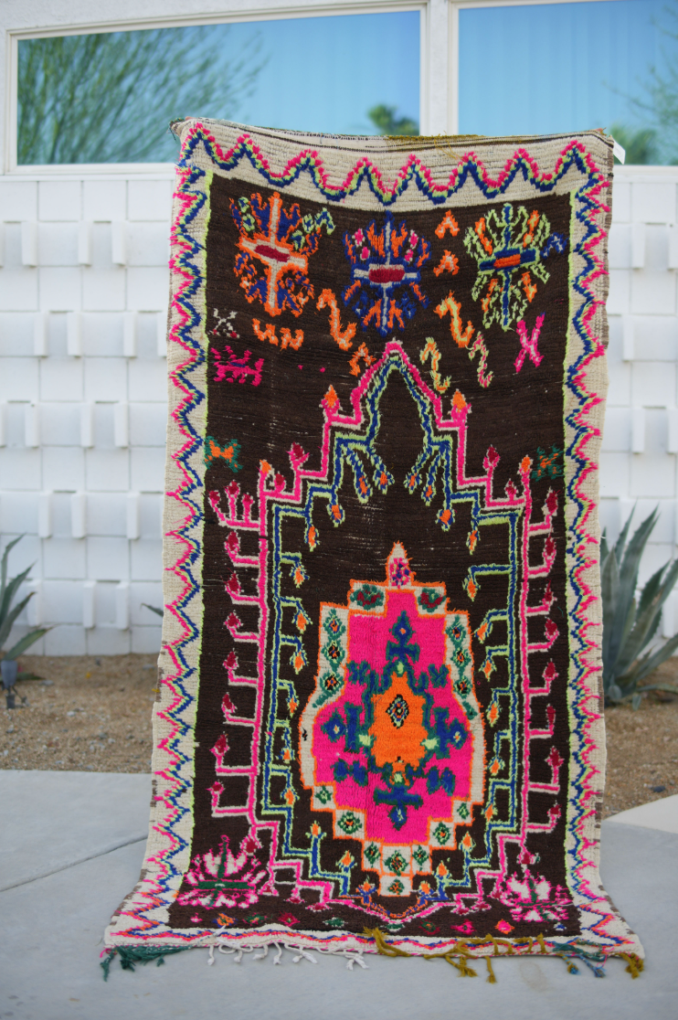 Black with Pink Boujad