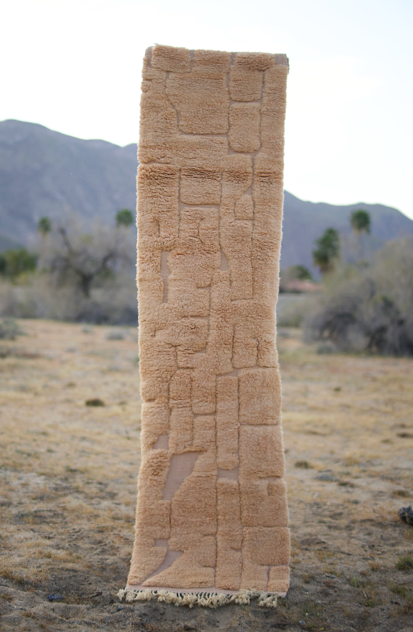 Desert Peach Hi-Lo Pile Runner
