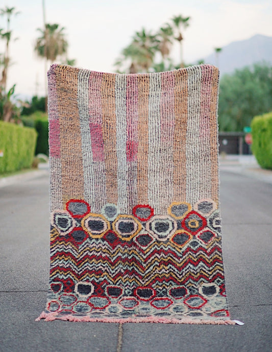 Soukie Modern Multicolored Wool Contemporary