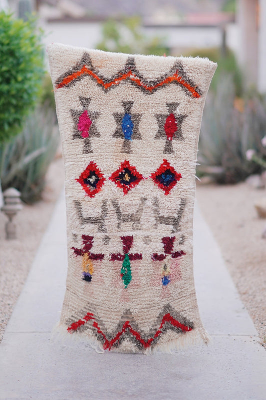 Vintage Multicolored Cotton + Wool Talsint