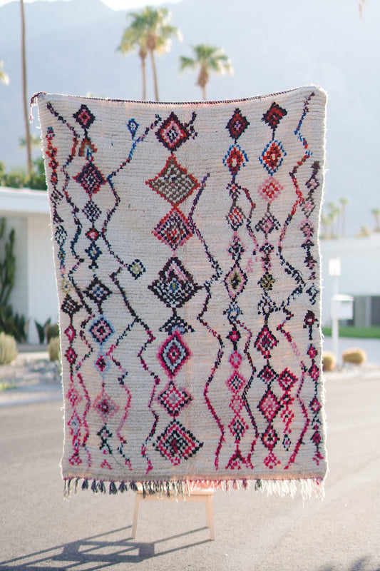 Vintage Multicolored Cotton + Wool Ourika