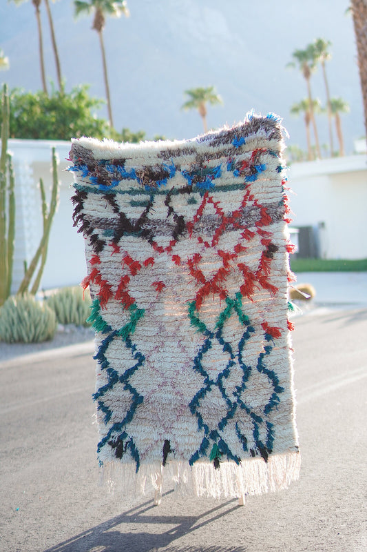 Vintage Multicolored Cotton + Wool Talsint