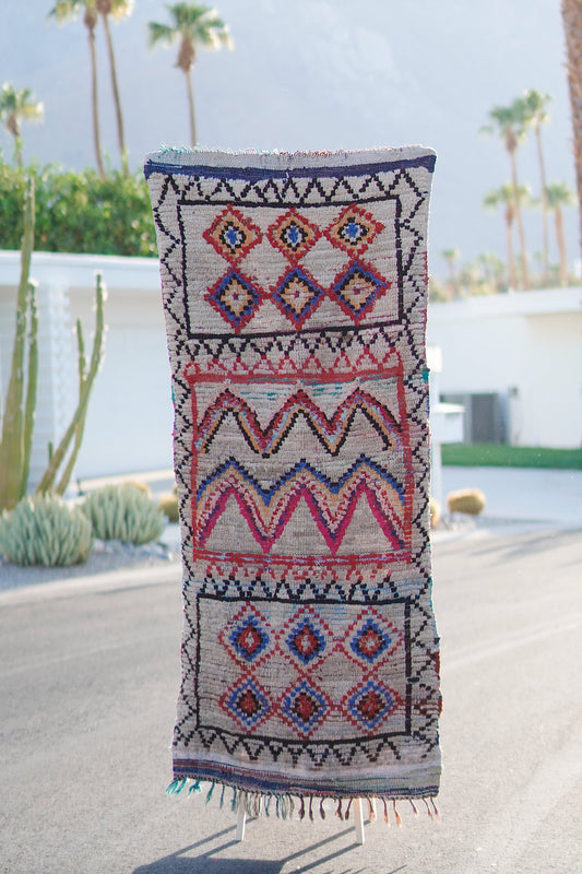 Vintage Multicolored Cotton + Wool Ourika