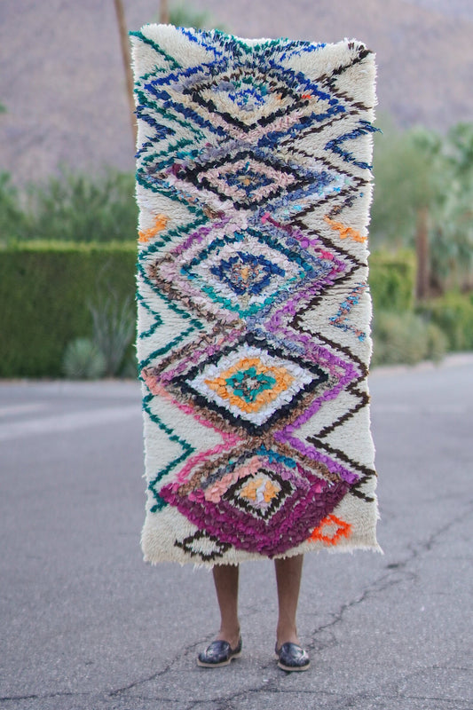 Vintage Multicolored Cotton + Wool Ourika