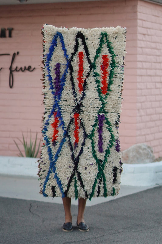 Vintage Multicolored Cotton + Wool Talsint