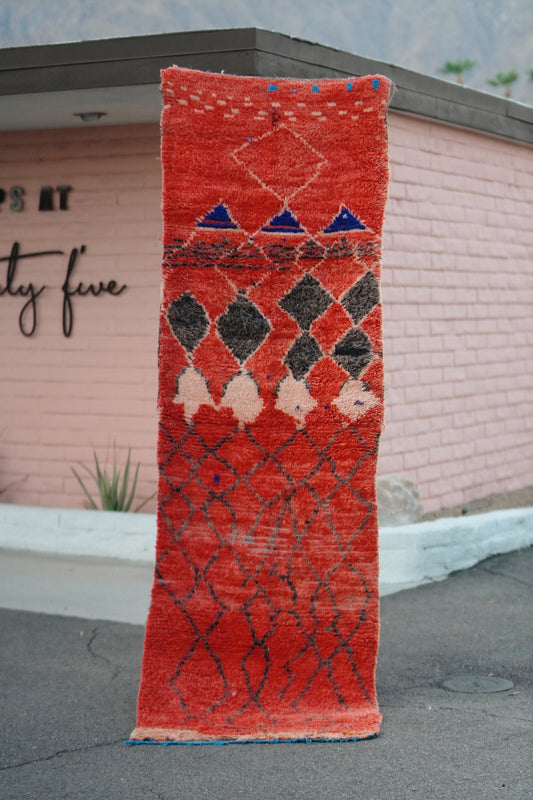 Vintage Red w/ Others Cotton + Wool Boujad