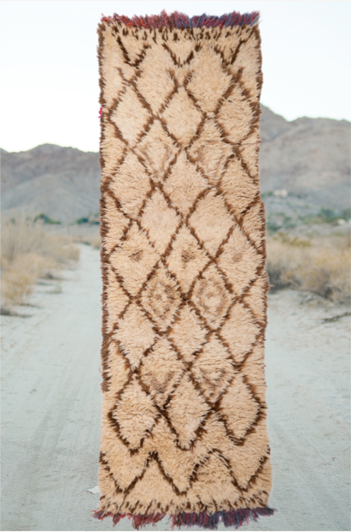 Vintage Tan and Brown Wool Talsint
