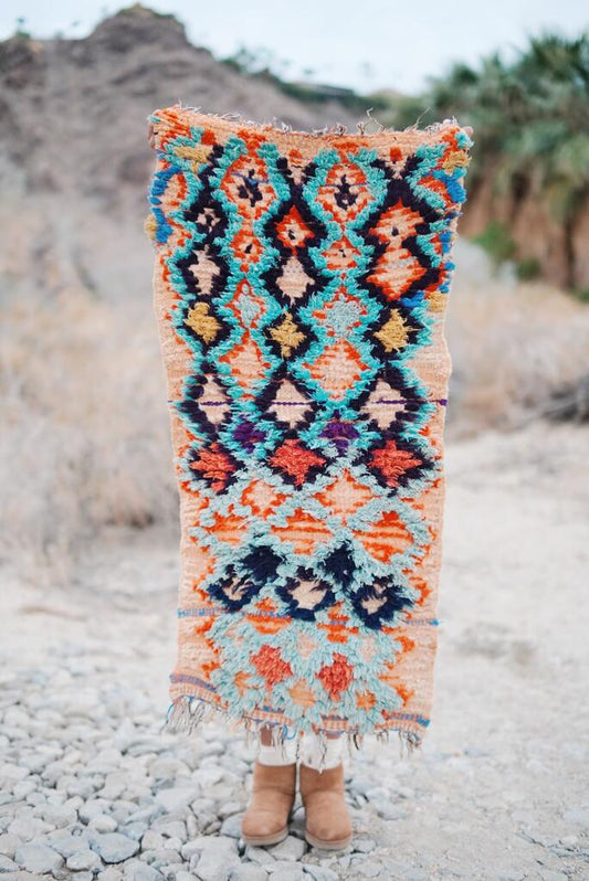 Vintage Multicolored Cotton + Wool Talsint