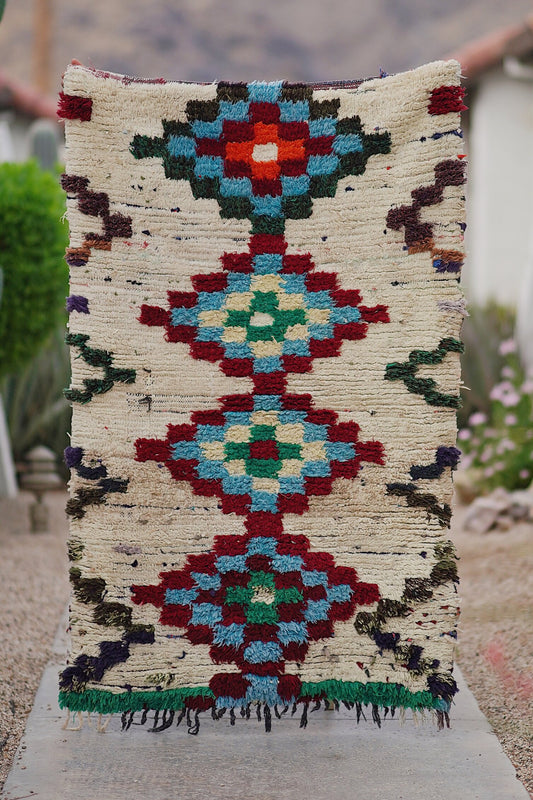 Vintage Multicolored Cotton + Wool Talsint