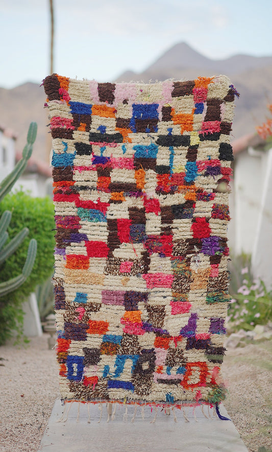Vintage Multicolored Cotton + Wool Ourika