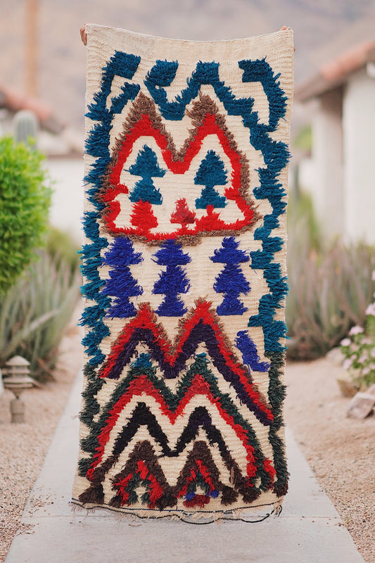 Vintage Multicolored Cotton + Wool Talsint