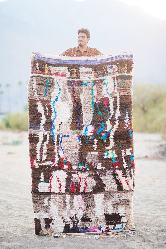Vintage Multicolored Cotton + Wool Ourika