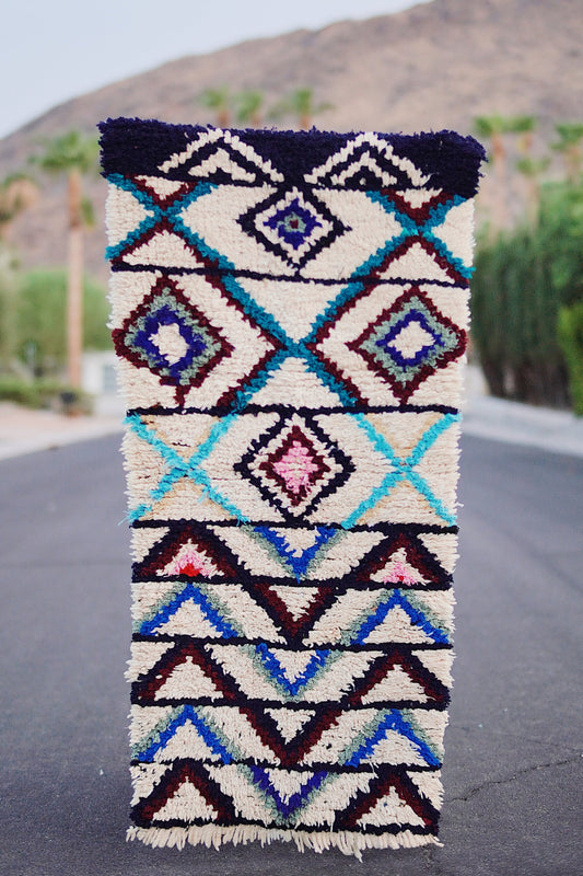 Vintage Multicolored Cotton + Wool Talsint