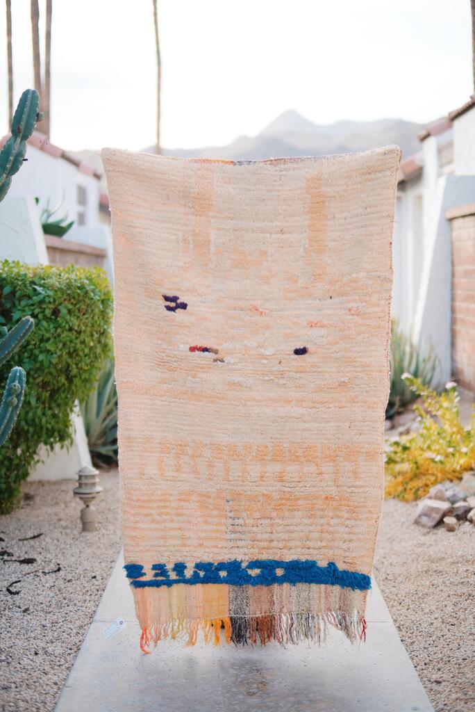 Vintage Orange w/ Others Cotton + Wool Boujad