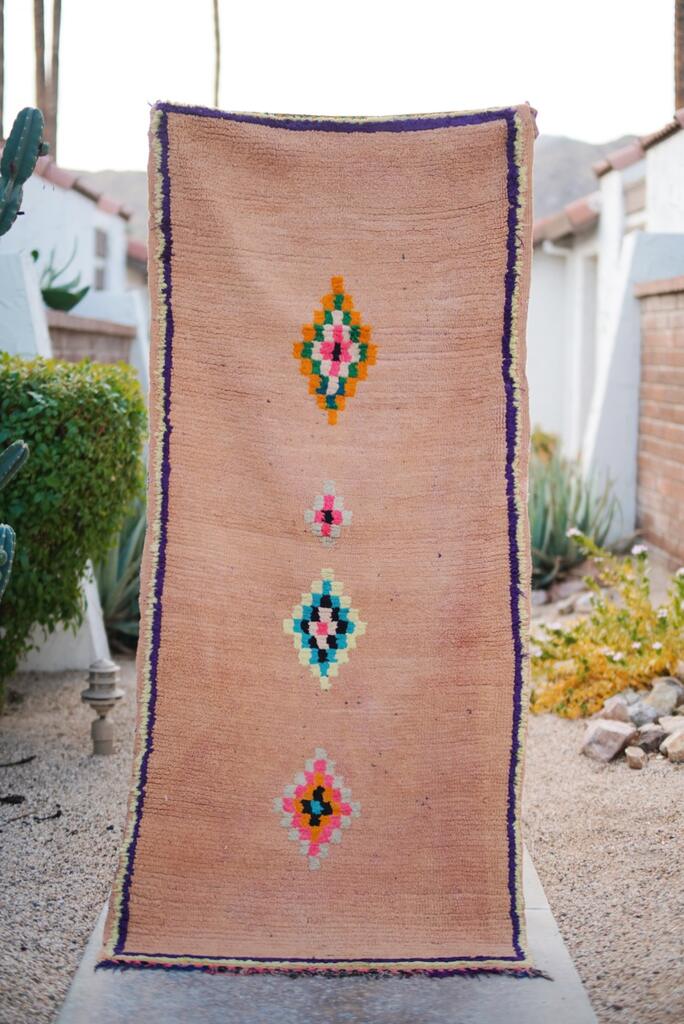 Vintage Pink w/ Others Cotton + Wool Boujad