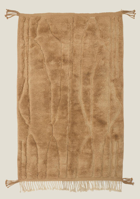 Vintage Brown Wool Beni M'rirt