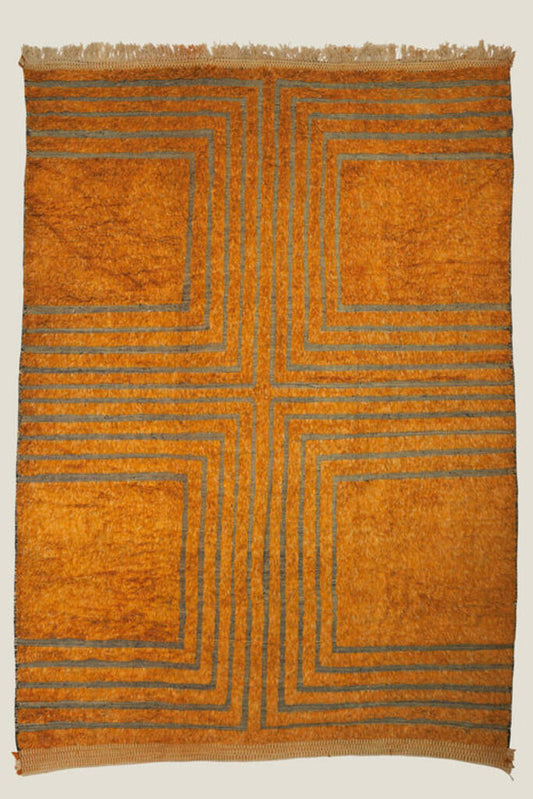 Orange Geometric Contemporary