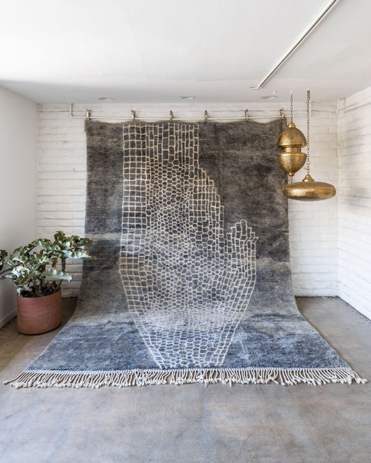 Blue-Grey Wool Beni M'rirt