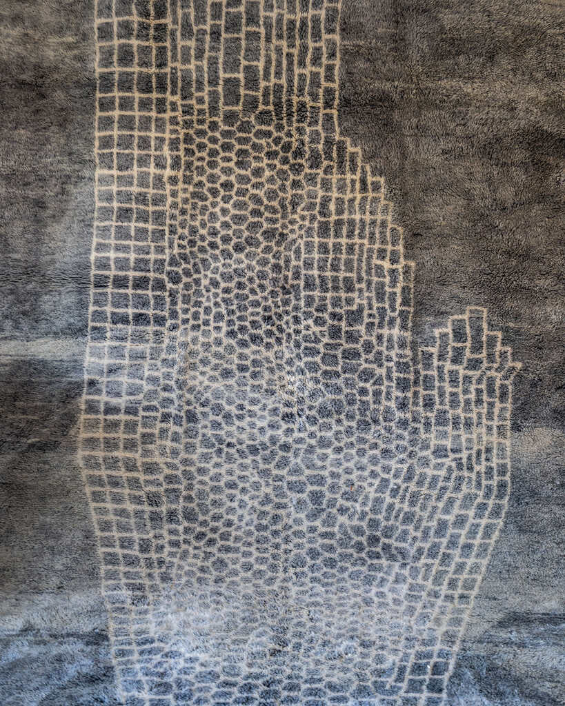 Blue-Grey Wool Beni M'rirt